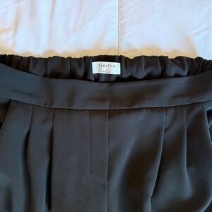Babaton Black Wrinkle-free Ankle Trouser